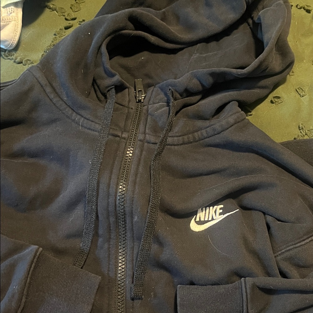 Nike Black Full-Zip Hoodie